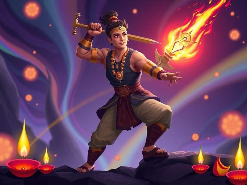 Sacred Warrior Quest Game Banner